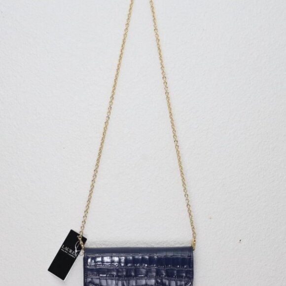 LAUREN RALPH LAUREN CROC-EMBOSSED MEDIUM ADAIR CROSSBODY - Picture 6 of 7